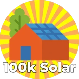 100K Solar logo