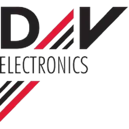 D&V Electronics logo